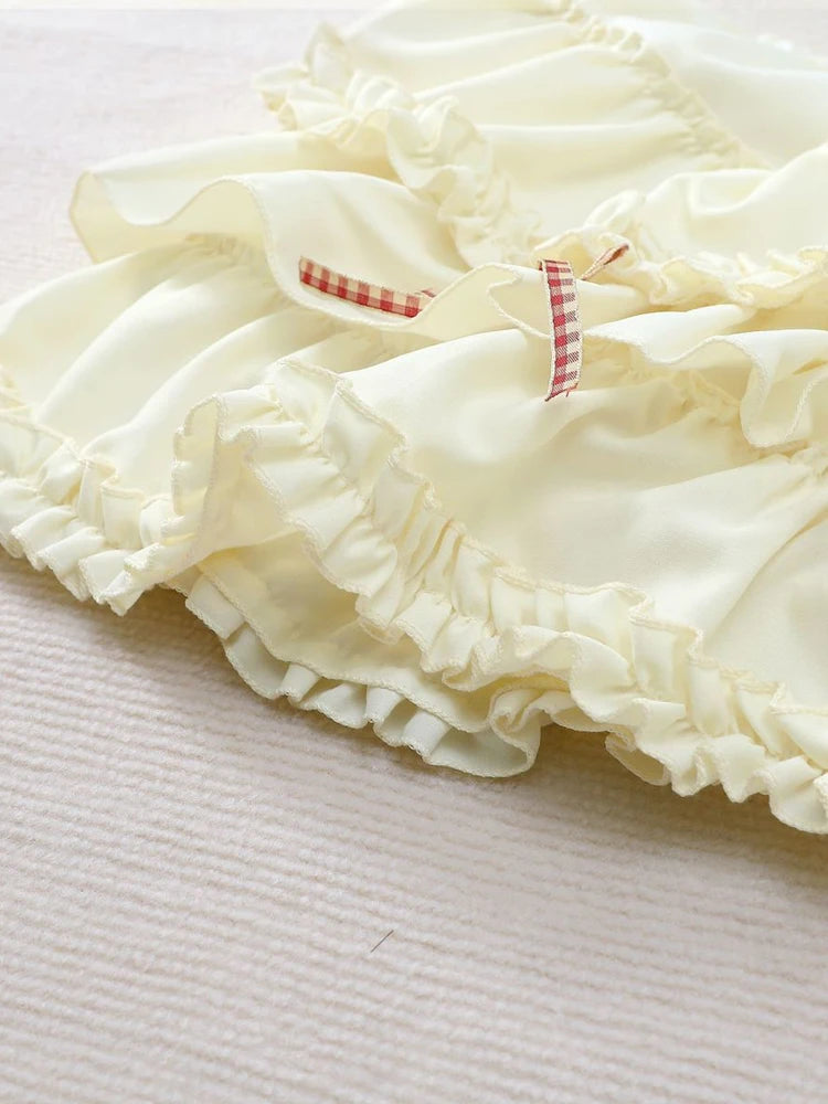 Lunivop  Cute Bow Mini Skirt Women Sweet Fashion High Waist Japan A Line Skirts Casual Chic Summer Female Kawaii Cake Skirt New