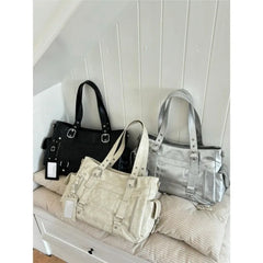 Lunivop  Sweet Cool Hot Girl Underarm Bag Ladies Leather Square Large Capacity Tote Bag Women Harajuku Luxe Crossbody Bag Y2k