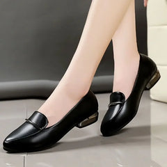Lunivop  Moccasins Pointed Toe with Medium Heels Square Woman PumpsLoafers Shoes for Women on Sale Korean Style Discount Non Slip Offer