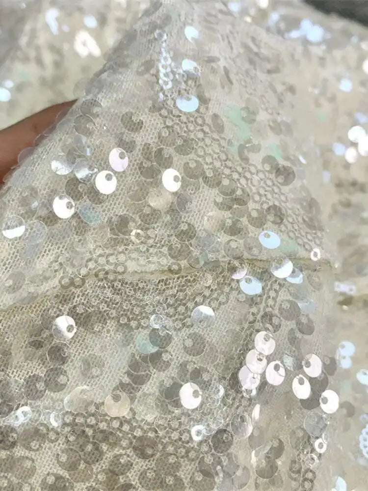 Lunivop Elegant Sequins Design Sense Skirt A-line Slim High Waist Party Fishtail Skirts For Women 2025 New Spring Clothing