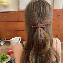 Lunivop  Fashion High Ponytail Twisted Hair Claws for Women Simple Solid Color Smooth Banana Shape Hair Clip Barrette Hair Accessories