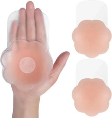 Lunivop Silicone Nipple Cover Reusable Women Adhesive Invisible Lift Up Bra Stickers Bra Breast Petals Pasty Pad Strapless Sticky Bras