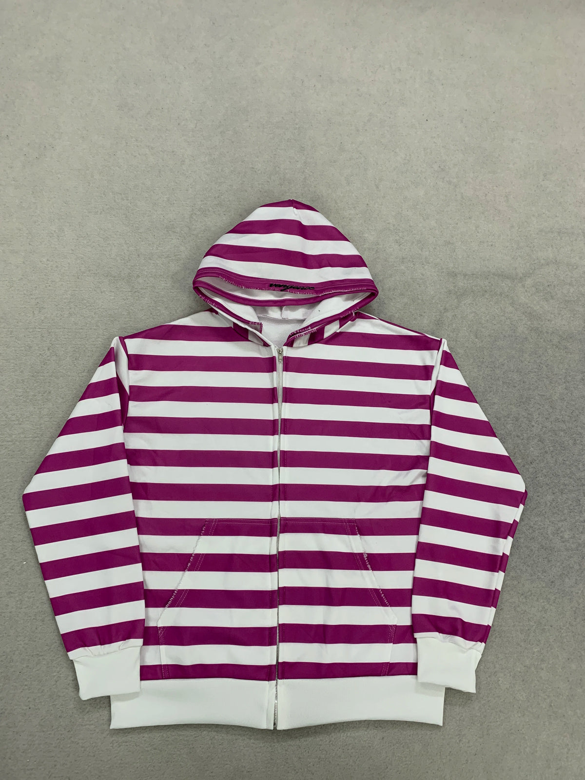 Lunivop  2000s Punk Hip Hop Rock High Street Men Hooded Stripes Pattern Print Fashion Versatile Casual Autumn Winter Coat emo Sweatshirts