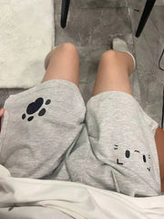 Lunivop  Subcultural All Match Straight Shorts Japanese Y2k Harajuku Cartoon Print Stretch Waist Lace Up Short Pants Casual Girl Shorts