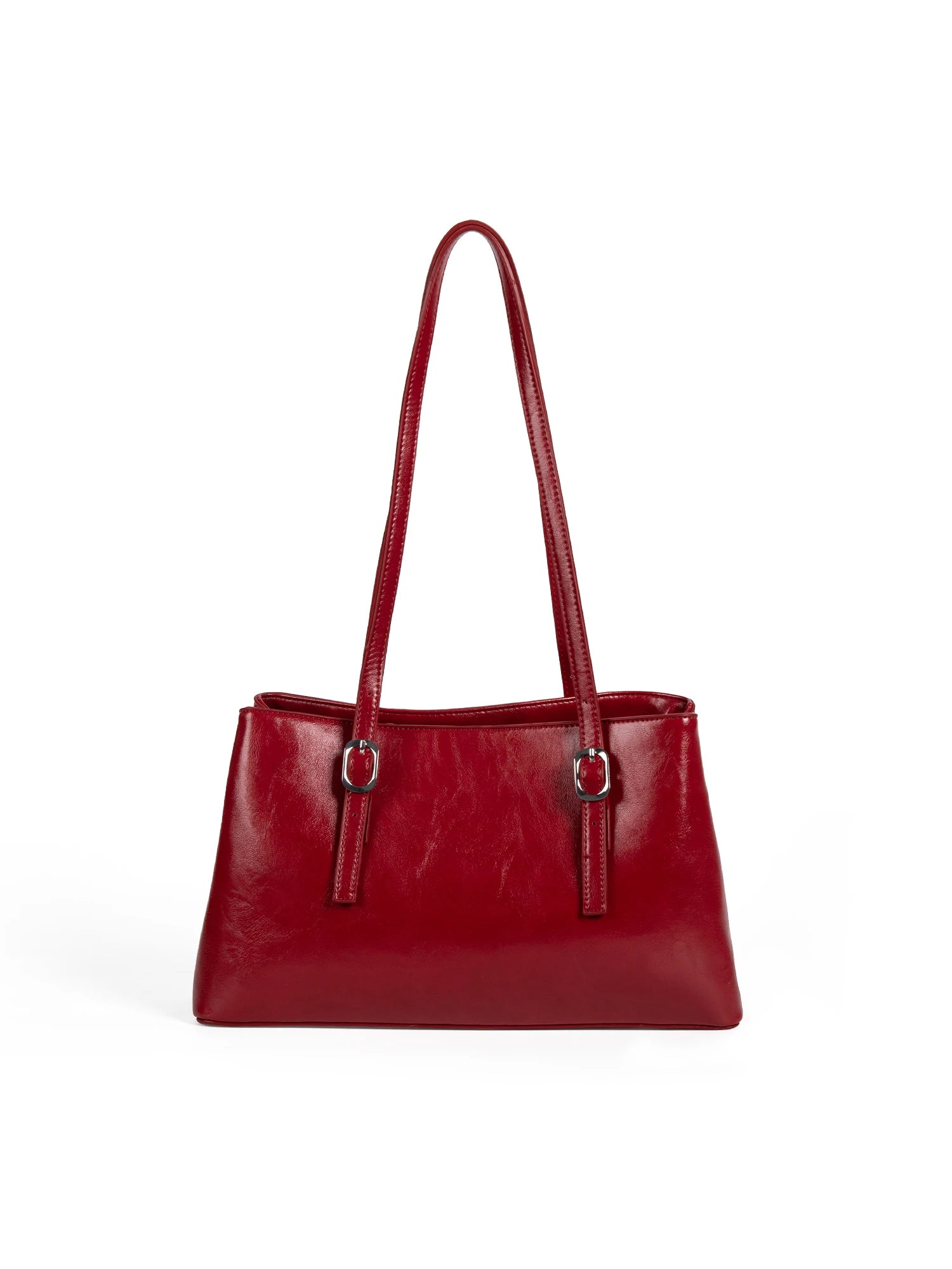 Lunivop   High Quali Oil Wax Leather Tote Bag Large Capaci Commuter Simple oulder Bag Women Autumn Winter Sli Handbag