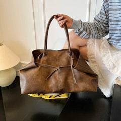 Lunivop Women's Tote Bag, Large Capacity Soft Shoulder Bag, Retro Casual Handbag, Perfect for Commuting Handbags Travel Bag