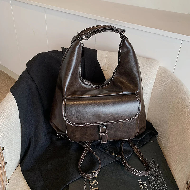 Lunivop   Large Capaci Women's Underarm Bag Vintage Retro Sle Single oulder Tote Bag for Autumn 2024 Trendy Double oulder Bag