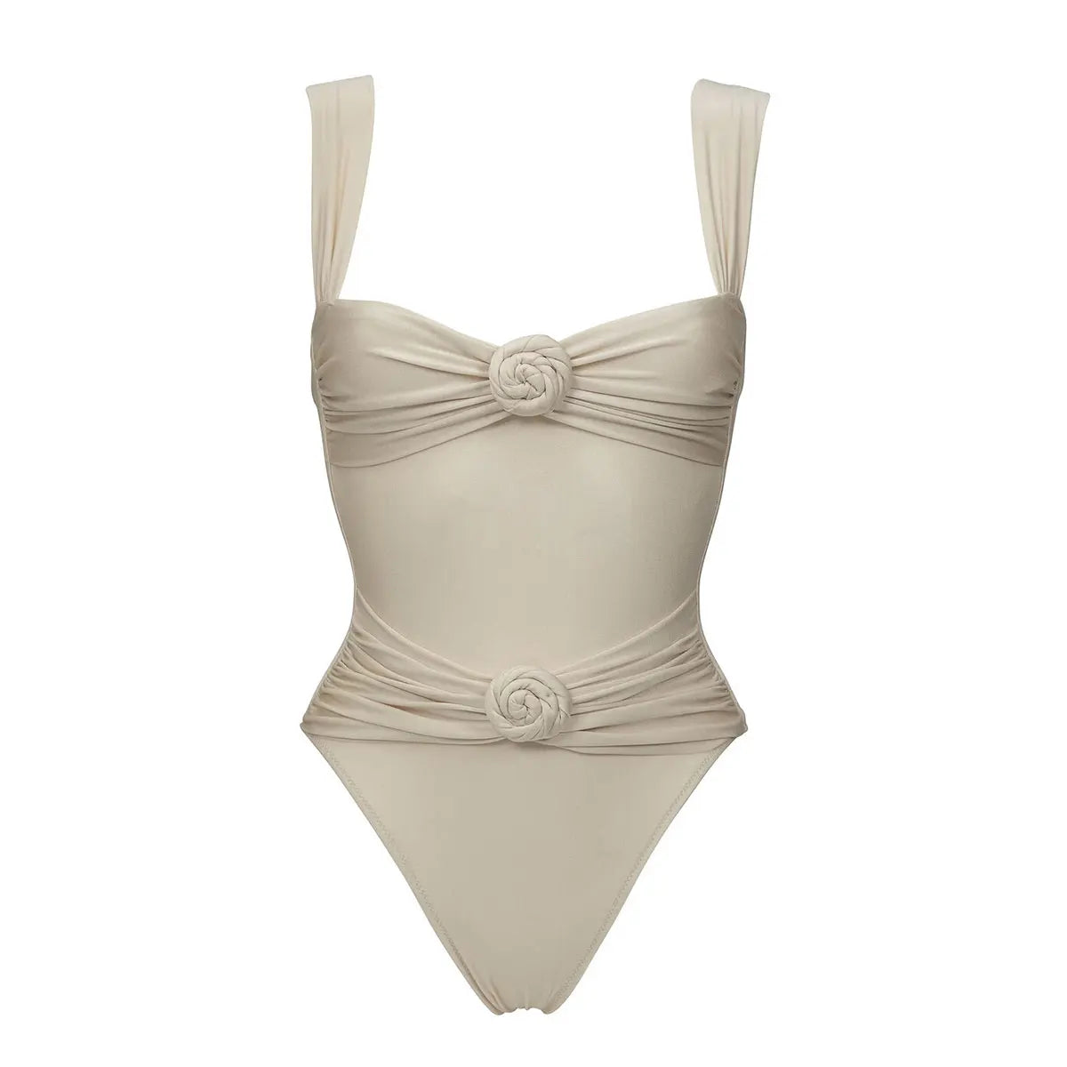 Lunivop   Flower Bikini Women Sexy Swimsuit Push Up Swimwear Female Mesh Skirt Bandeau Biquini Solid White Bathingsuit Swim Suit Beachwear