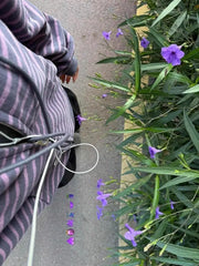 Lunivop  Purple Striped Double Zippers Sweatshirt Women Autumn Winter Stand Collar Loose Casual Coats Top Y2k Grunge Streetwear