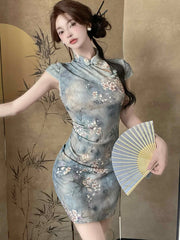 Lunivop  Korean Vintage Floral Festival Party Dress Summer Elegant Bodycon Sexy Long Dress Women Fashion Suitable Dresses on Request