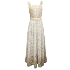 Lunivop  2025 Spring New Strapless Suspender Lace Color Blocked Water-soluble Waist Cinched Mid Length Dress French Women