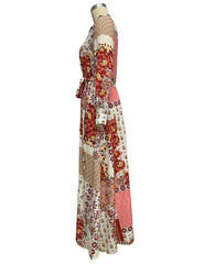 Lunivop  Summer Women Boho Printed Long Shirts Elegant Dress Turn-Down Collar Long Sleeve Female Casual Maxi Party Dresses