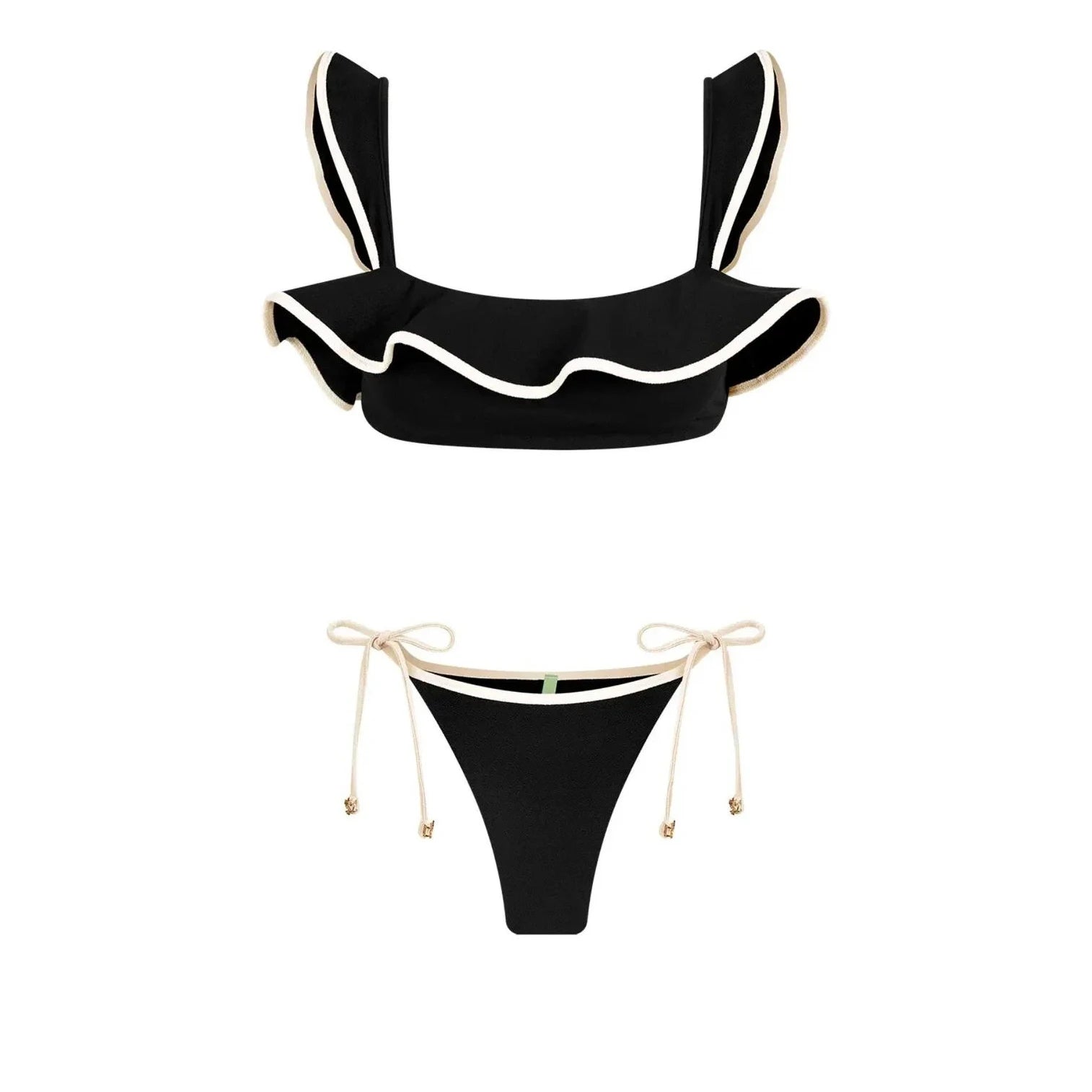 Lunivop   Sexy 3 Pieces Bikini Set Women Swimsuit With Midi Skirt Ruffle Swimwear Female Patchwork Biquini Elegant Bathingsuit Beachwear