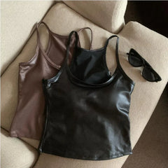 Lunivop  Sexy Spice Girls American Tees Slim Sling New Short Solid Crop Top Streetwear Personalized Hip Hop Soft Moda Top