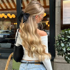 Lunivop   Solid Elegant Off Shoulder Ribbed Crop Tops Autumn Fashion Casual Skinny Long Sleeve Camis Gentle Y2K Tight T-shirts