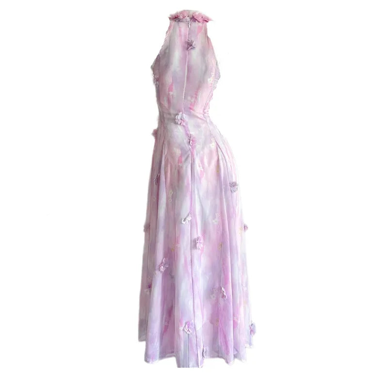 Lunivop Fashion Patchwork Slim Dress Women's Round Neck Sleeveless Casual A Line Dresses 2025 Summer New Tide