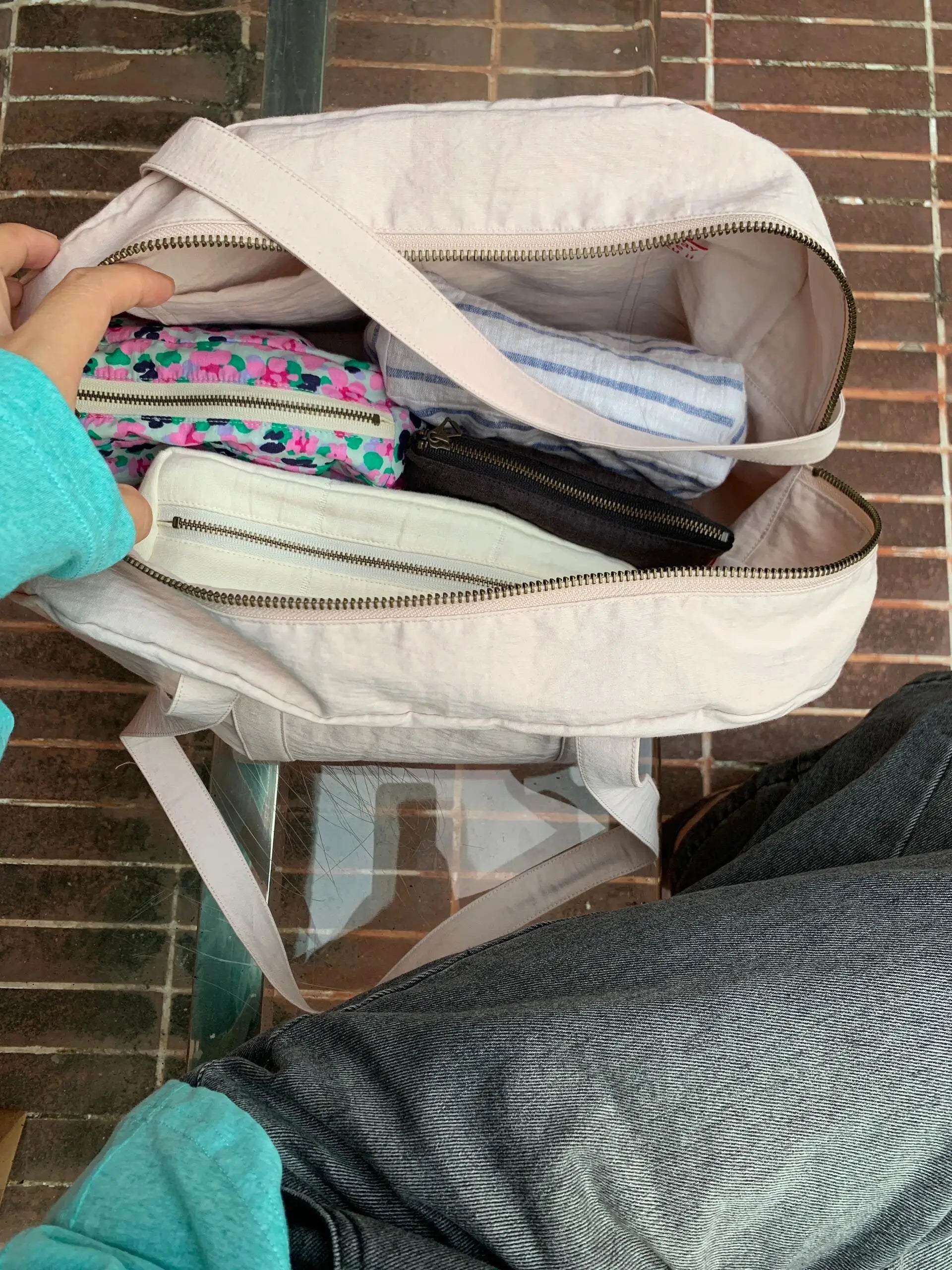 Lunivop   Large Capaci Canvas Nylon Single oulder Bag for Women Commuter Handbag 2024 New Sle Office Work Commuting Handbag