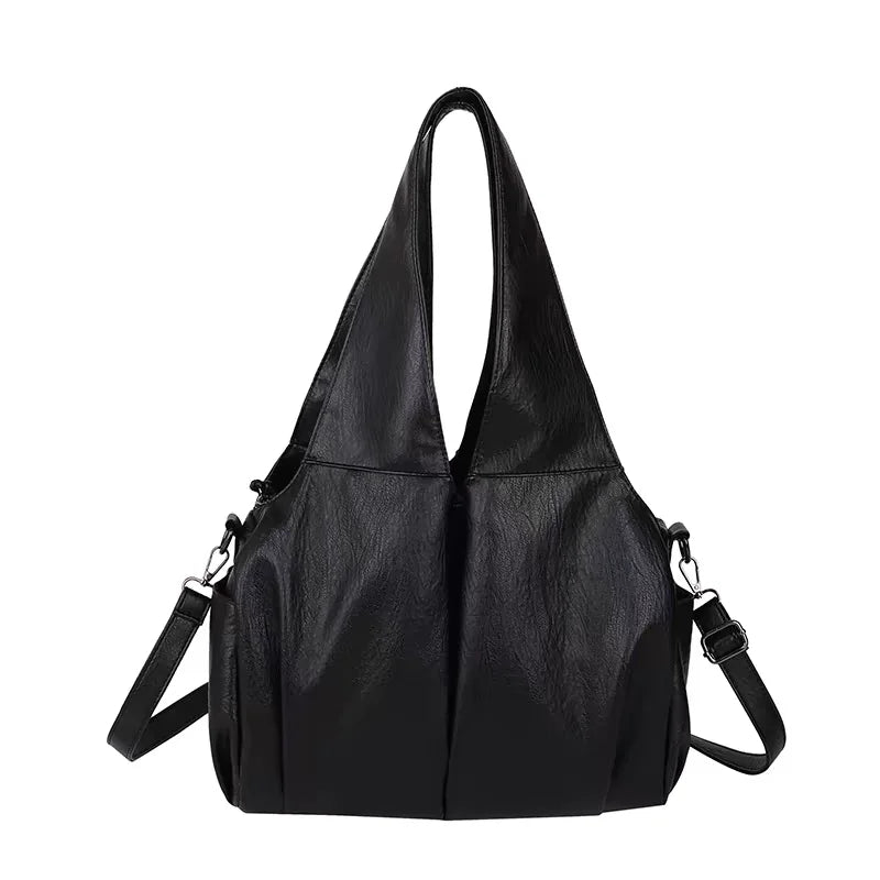 Lunivop  Large Capacity Retro Bag Versatile New Commuting Tote Solid Color Outdoor Single Shoulder Crossbody Bags