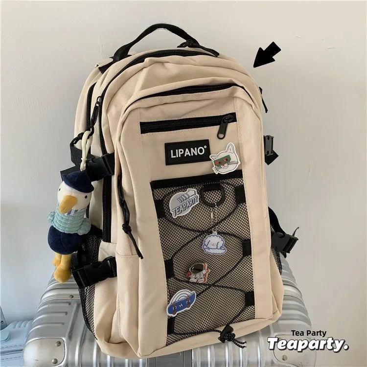 Lunivop  Large Capaci ex Harajuku Sle Bapa Korean Faion oulder Bag Water Resistant Casual Travel Bapa for Men And ...
