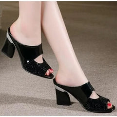 Lunivop  Rubber Slides Open Toe Shoes For Women Heeled Woman Slippers Premium Low Price Elegant And Fashionable Luxury Sandals