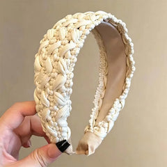 Lunivop  New Fashion Wide Side Headband For Women Classic Solid Color High Cranial Headband Casual Party Hair Accessories