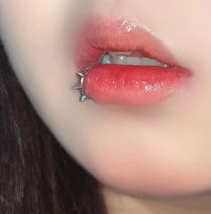 Lunivop Spike Nose Ring Septum Piercing Lip Ring Hinged Fit Snake Bites Piercing Evil Body Jewelry Helix Earring 16G 1.2mm