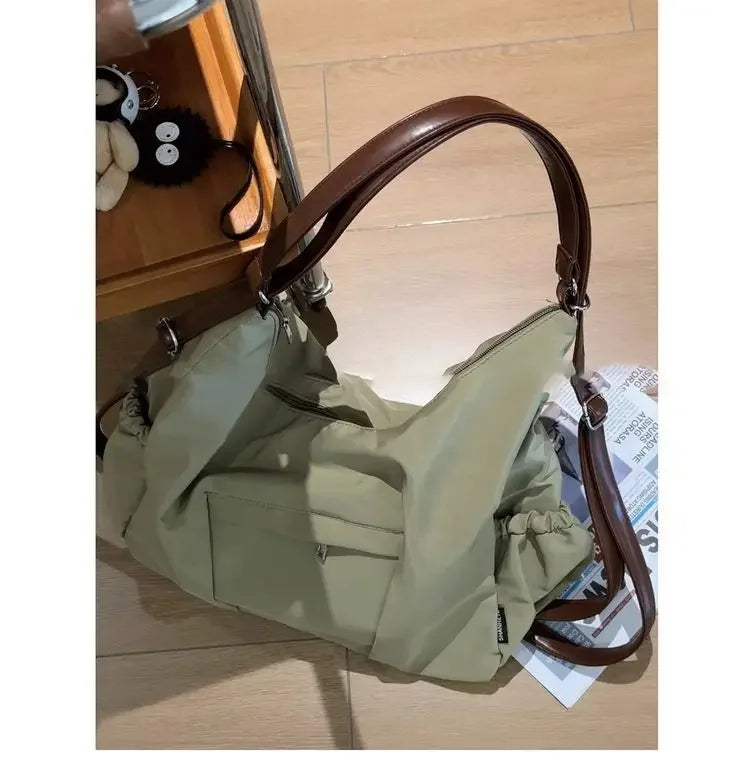 Lunivop  Large Capacity Single Shoulder Backpack Ins Style Commuting Tote Bag