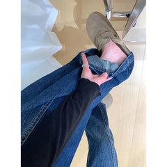 Lunivop  Y2k Womens Jeans Loose Fit Straight Leg Wide Trousers Baggy Denim Pants Casual Streetwear High Waist Vintage Washed  Y2k jeans