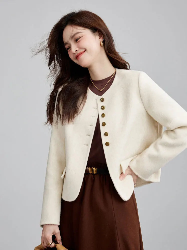 Lunivop Winter Women's Wool Double-faced Coat in 2025