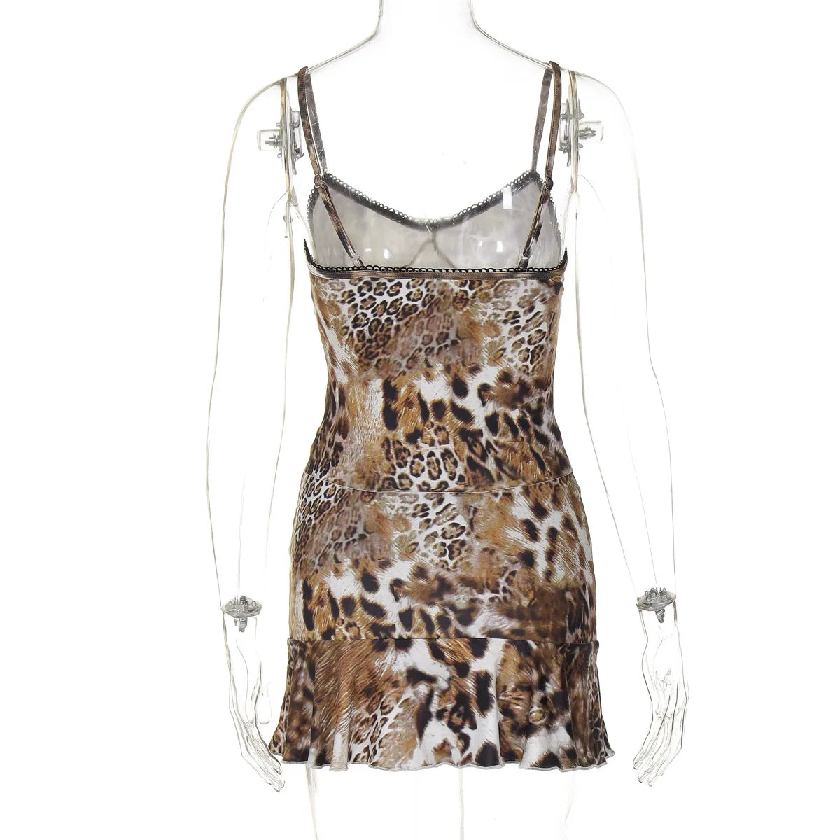 Lunivop Leopard Print Camis Crop Top Short Skirt Women'S Sets Sexy Y2K Streetwear Casual Clothing Fashion Elegant Evening Party