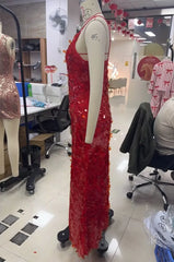 Lunivop  Glitter Sequins Spaghetti Straps Women's Long Maxi Dress Sleeveless Backless High Waist Sexy Evening Birthday Party Gown
