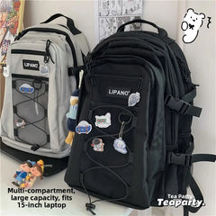 Lunivop  Large Capaci ex Harajuku Sle Bapa Korean Faion oulder Bag Water Resistant Casual Travel Bapa for Men And ...