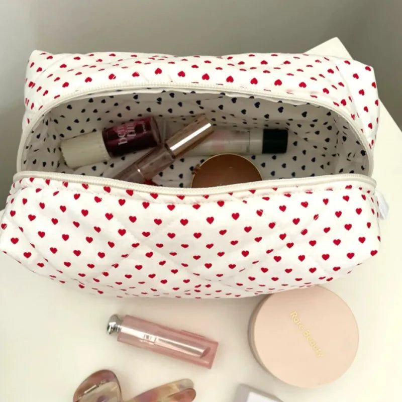 Lunivop  Sweet Little Bear Makeup Bag Women New Simple Zipper Student Pencil Bag Femme Casual Chic Cute High Quality Mini Bags Y2K