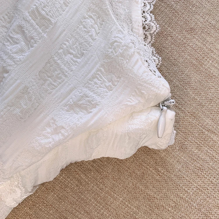 Lunivop Y2K Low Rise Mini Skirt Tiered Ruffled Lace Trim White Short Skirt Summer Women Teen-Girl Feminine Barbiecore Outfit