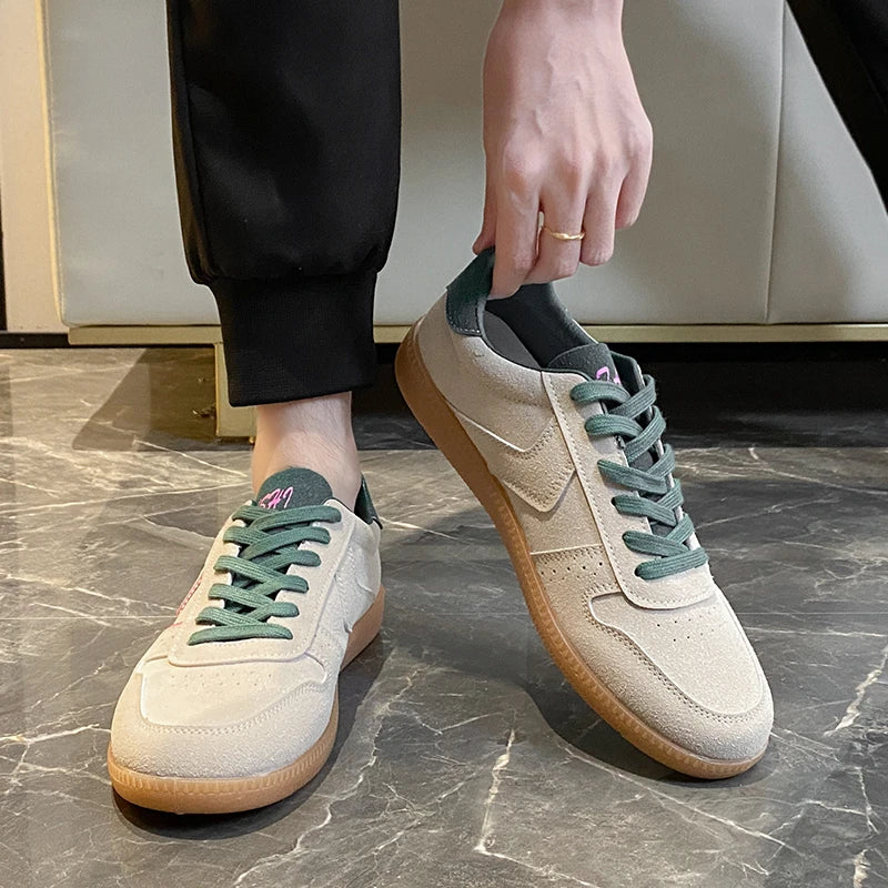Lunivop  Spring and Autumn New Women's Casual Sports Shoes Fashion Color blocked Lace up Running Shoes Outdoor Flat Shoes