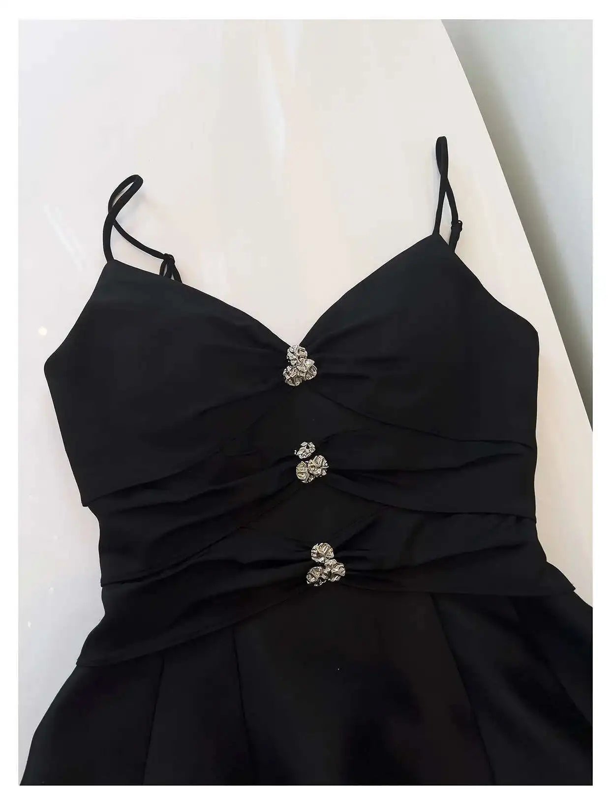 Lunivop Women's Diamond Spliced Dresses Strapless High Waist Sleeveless Slimming Elegant Dress Female Autumn 2025 New