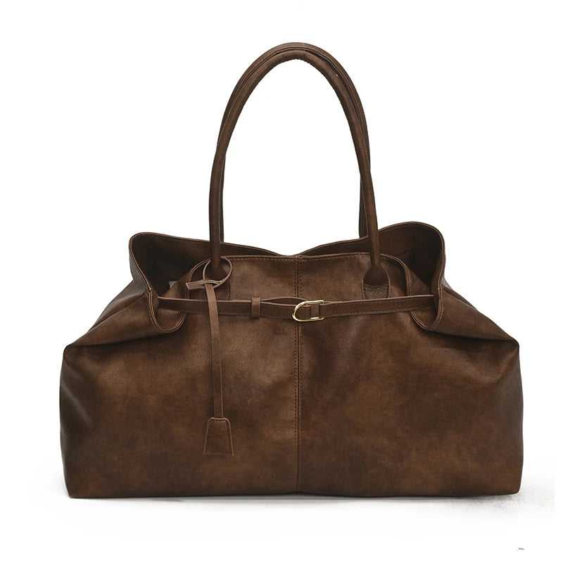 Lunivop Women's Tote Bag, Large Capacity Soft Shoulder Bag, Retro Casual Handbag, Perfect for Commuting Handbags Travel Bag