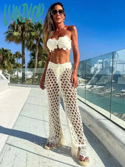 Lunivop 2024 New Women’s Swimsuit Sexy Bikinis Three Piece Sets Chic Hollowed Out Skirt Fashion