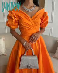 Lunivop A Line Off The Shoulder Evening Dresses Long Formal Prom Dress Elegant Sleeveless Party
