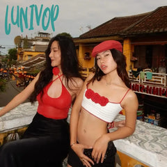 Lunivop Contrast-Color Knit Camisole Crop Tops Woman Summer Trend Sexy Y2K Flower Appliques