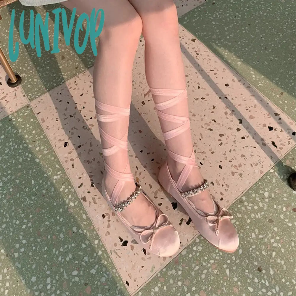Lunivop Cross Tie Invisible Socks Ballet Lace Boat Sock Jk Strappy Lolita Diy Ripped Straps Cotton