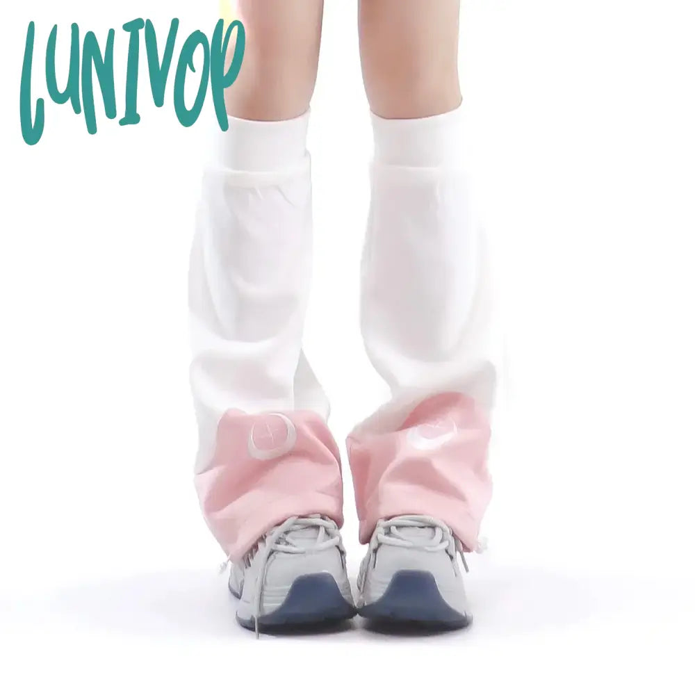 Lunivop New Moon Cross Leg Cover Japanese Cosplay Accessories Punk Girl Warmers Cute Women Summer