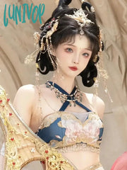 Lunivop Original Hanfu Suit Dunhuang Dress Goddess Ancient Exotic Embroidery Flying Style Retro Han