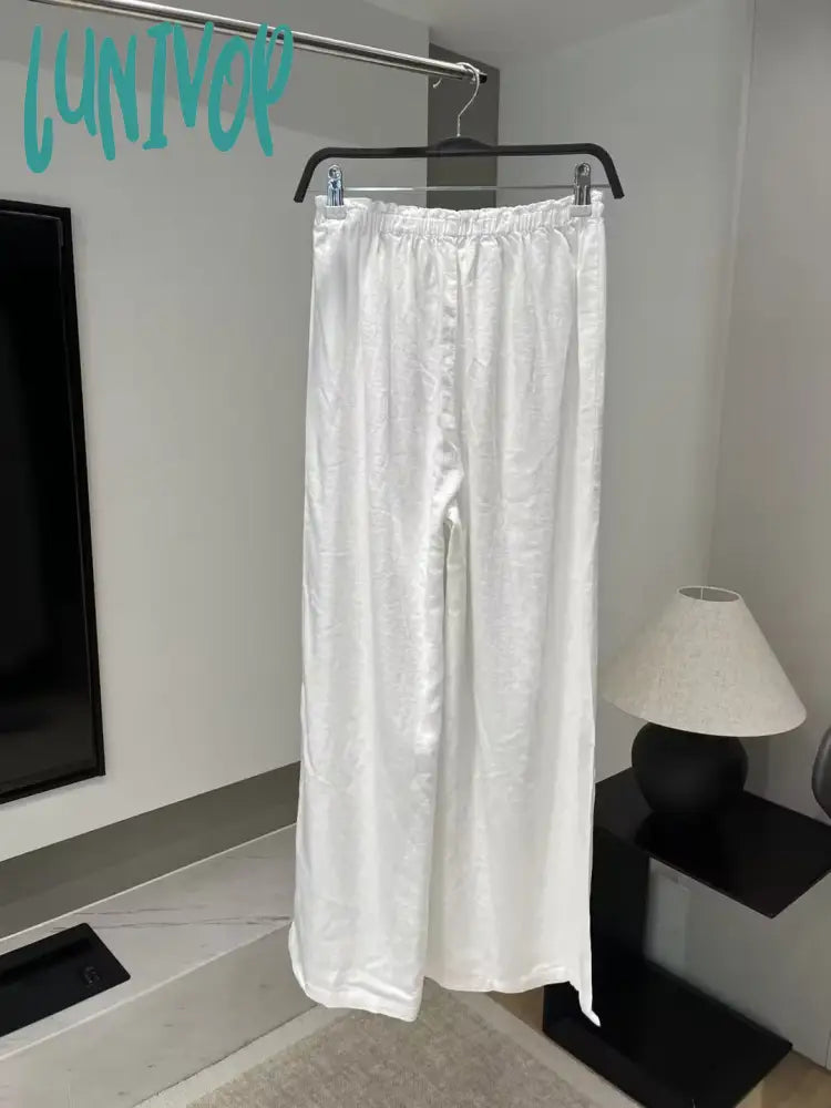 Lunivop Ruffle Textured White Blouse Women Summer V Neck Long Sleeve Sexy Fashion Short Blouses
