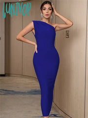 Lunivop Sexy One Shoulder Bodycon Summer Bandage Dress Vestidos Elegantes Para Mujer Night Club