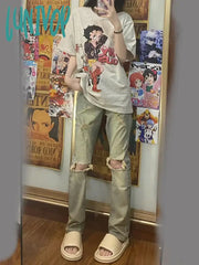 Lunivop Woman Goblin Core Baddie Grunge Hip-Hop High Street Y2K Design Streetwear Vintage Ripped