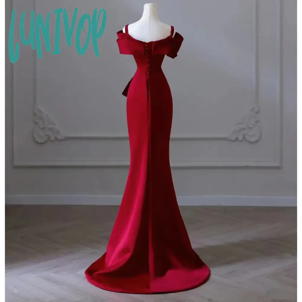 Lunivop Women’s Luxurious Evening Dress Party Elegant Luxury Celebrity Birthday Dresses For Prom